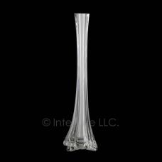 12 Inch Clear Glass Eiffel Tower Vase - Wedding Party Centerpiece