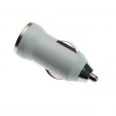 12v White DC USB Car Charger Power Adapter for Cell Phones