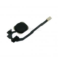 Black Fingerprint Sensor Home Button Flex Cable Assembly for iPhone 5S