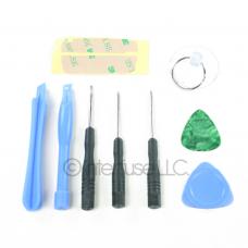 Blue iPhone 4 4G 4S Tool Set Repair Kit with Mini Pentalobe Security Screwdriver, Screwdrivers, Suction Cup, Pry Picks, Component Bars and Adhesive