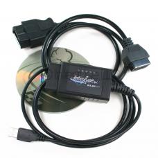 Interfuse ELM327 v1.5 USB OBD-II Car Diagnostic Scanner + CD & Extension Cable