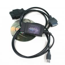 Interfuse LE ELM327 USB OBD-II Car Diagnostic Scanner + CD & Extension Cable