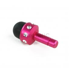 Mini Pink Studded Headphone Dustcap Stylus for iPhone, iPod, iPad, Android, Samsung