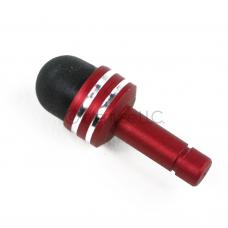 Mini Red Striped Headphone Dustcap Stylus for iPhone, iPod, iPad, Android, Samsung