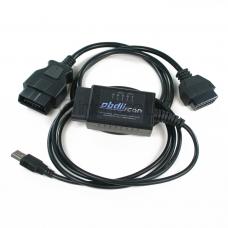 OBD-II Scan ELM327 v1.5 USB Car Diagnostic Scanner w/ Extension Cable