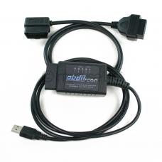 OBD-II Scan ELM327 v1.5 USB Car Diagnostic Scanner w/ Right Angle Cable