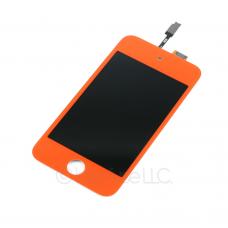 Orange Replacement Glass LCD Digitizer Assembly for iPod Touch 4 4th Gen