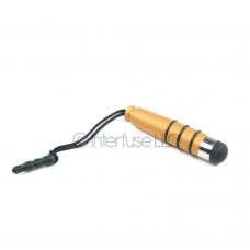 Orange Striped Capacitive Stylus Pen