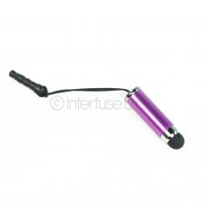Purple Small Mini Soft-Tip Capacitive Stylus Pen