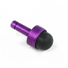 Purple Small Mini Stylus Pen Headphone Dust Cap Plug