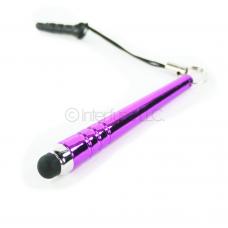 Purple Universal Baseball Bat Stylus Pen w/ Headphone Dust Plug Cap for iPhone, iPod Touch, iPad, HTC, Samsung, Android