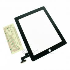 Replacement Black Touch Screen Glass Digitizer and Adhesive for iPad 2