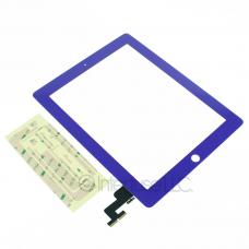 Replacement Purple Touch Screen Glass Digitizer and Adhesive for iPad 2