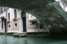Venice, Italy Bridge, Waterway, and Front Door - Photo Poster Print