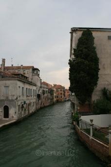 Venice, Italy Canal Between Buildings - Photo Poster Print