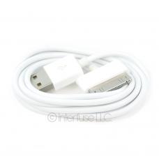 White USB 2.0 Data Sync Charger Cable for iPod Touch iPhone 2G 3G 3GS 4 4S iPad