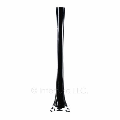 16 Inch Black Glass Eiffel Tower Vase - Wedding Party Centerpiece