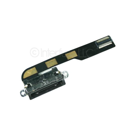Black Dock Connector Charging Port Flex Cable for iPad 2