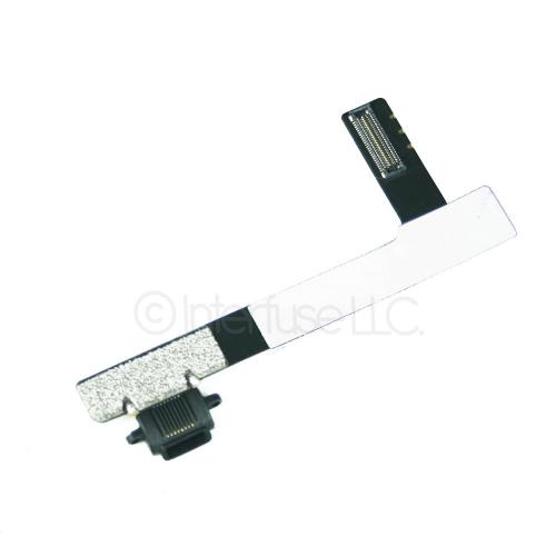 Black Dock Connector Charging Port Flex Cable for iPad 4