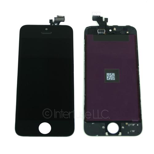 Black Touch Screen Glass Digitizer LCD Assembly for iPhone 5