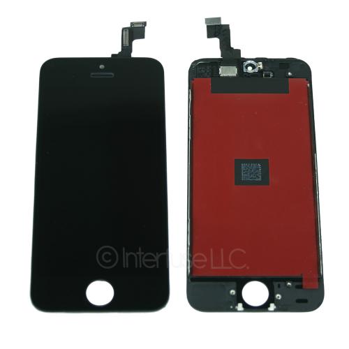 Black Touch Screen Glass Digitizer LCD Assembly for iPhone 5S