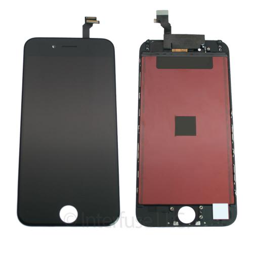 Black Touch Screen LCD Digitizer Assembly Replacement for iPhone 6 4.7