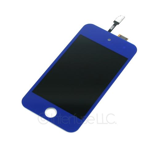 Blue Replacement Glass LCD Digitizer Assembly for iPod Touch 4 4th Gen