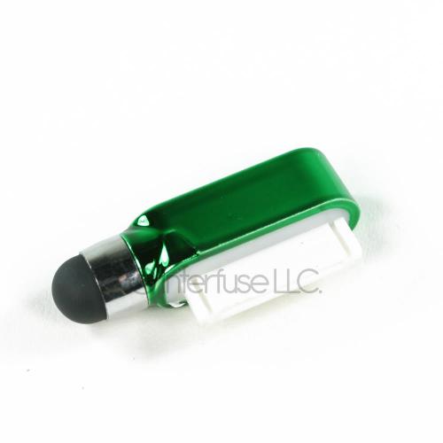 Green Mini iPhone, iPod Touch, iPad Dock Stylus Pen