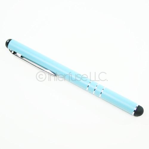 Light Blue Soft-Tip Touch Screen Stylus Pen