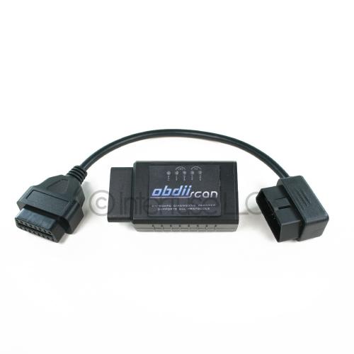 OBD-II Scan ELM327 v2.1 WiFi Car Diagnostic Scanner + 1 Foot Extension
