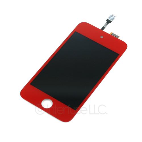 Red Replacement Glass LCD Digitizer Assembly for iPod Touch 4 4th Gen