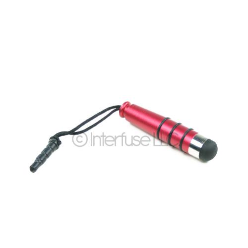 Red Striped Capacitive Stylus Pen