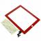 Replacement Red Touch Screen Glass Digitizer and Adhesive for iPad 2