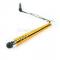 Yellow Gold Universal Baseball Bat Stylus Pen w/ Headphone Dust Plug Cap for iPhone, iPod Touch, iPad, HTC, Samsung, Android