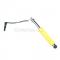 Yellow Retractable Stylus Pen w/ Headphone Dust Cap for iPhone, iPod, iPad Touch, Android Tablets