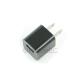 Black USB Power Adapter Plug Wall Charger iPod Touch iPhone 3G 4G