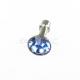 Light Blue Jewel Crystal Gem Headphone Jack Dust Cap Plug