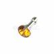 Orange Jewel Crystal Gem Headphone Jack Dust Cap Plug