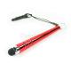 Red Universal Baseball Bat Stylus Pen w/ Headphone Dust Plug Cap for iPhone, iPod Touch, iPad, HTC, Samsung, Android