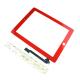 Replacement Red Touch Screen Glass Digitizer and Adhesive for iPad 3