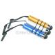 Set of 3 Silver, Yellow & Blue Mini Small Stripped Studded Touch Screen Stylus Pens