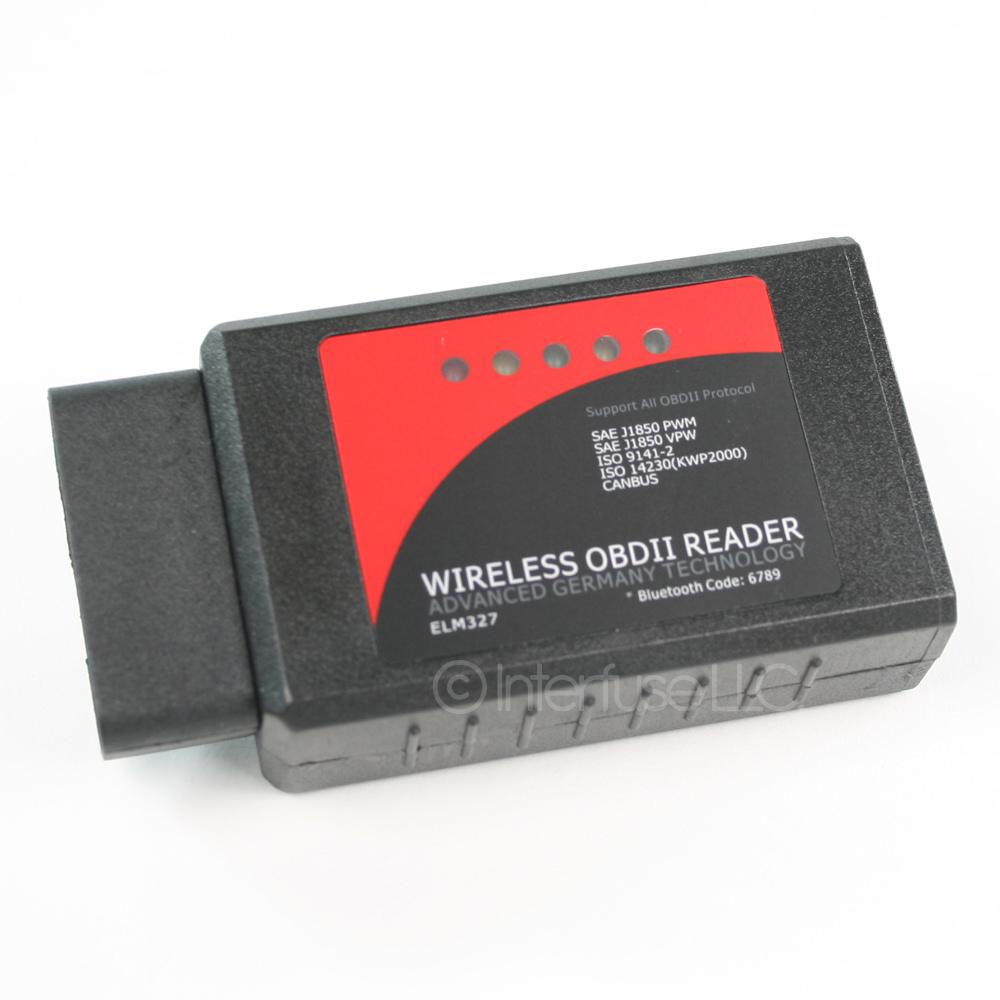 ELM327 v2.1 OBDII Bluetooth Automobile Diagnostic Adapter Red