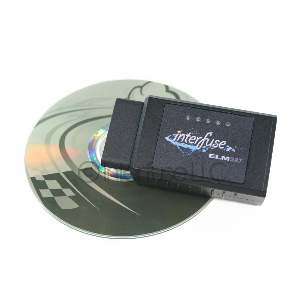Interfuse ELM327 v1.5 OBD-II OBD2 Bluetooth Diagnostic Car Scanner with USB  Adapter