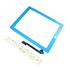 Replacement Blue Touch Screen Glass Digitizer and Adhesive for iPad 3