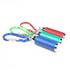 Set of 3 Blue, Green & Red Small Mini Zoom LED Flashlights with Carabineer Keychain