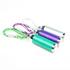 Set of 3 Green, Purple & Silver Small Mini Zoom LED Flashlights with Carabineer Keychain