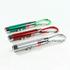 Lot of 3 Green, Red & Silver 3-Mode LED Flashlights Laser Pointer UV Keychains