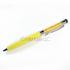 Yellow Gold Crystal Stylus Ink Pen for Smartphones & Tablets, iPhone, HTC, iPod, Android