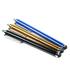 Lot of 3 Black, Blue and Orange Chrome Stylus Pens