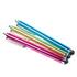 Lot of 3 Pink, Yellow and Light Blue Chrome Stylus Pens